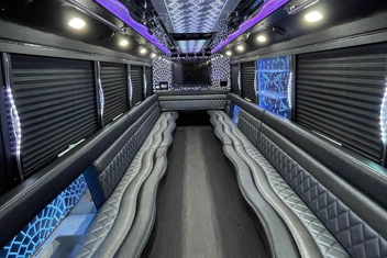 Macon Party Bus Interior