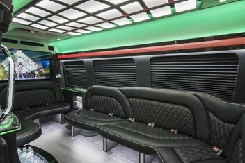 Macon Sprinter Party Bus Interior