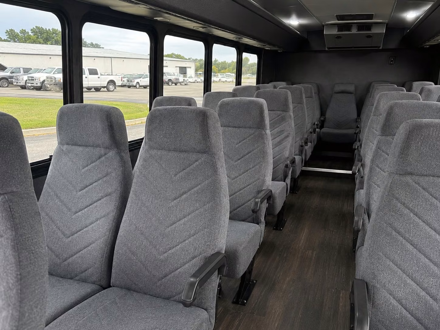 18 passenger minibus interior